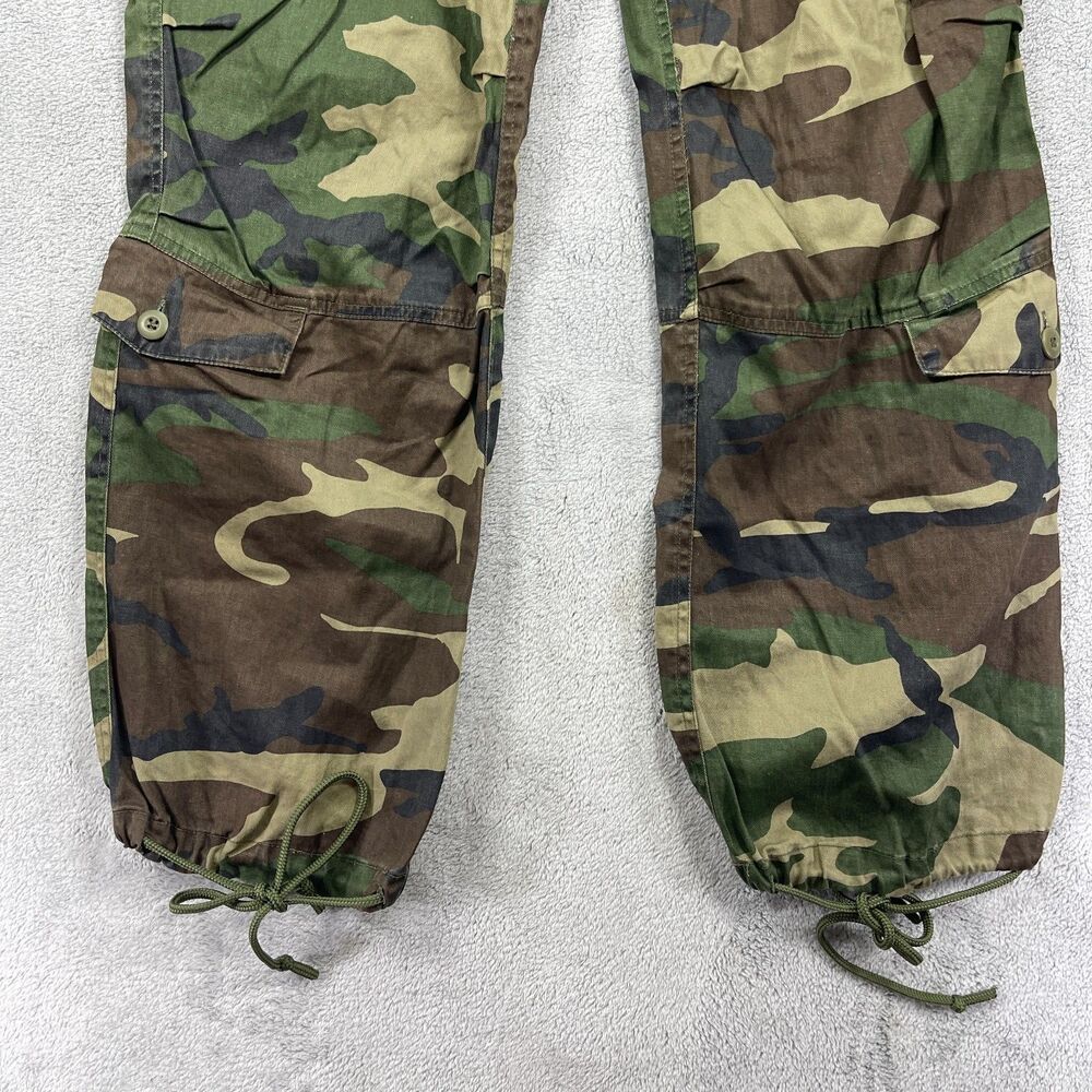 Rothco Vintage Paratrooper Fatigue Cargo Pants Womens Medium Green Woodland Camo - Picture 4 of 15